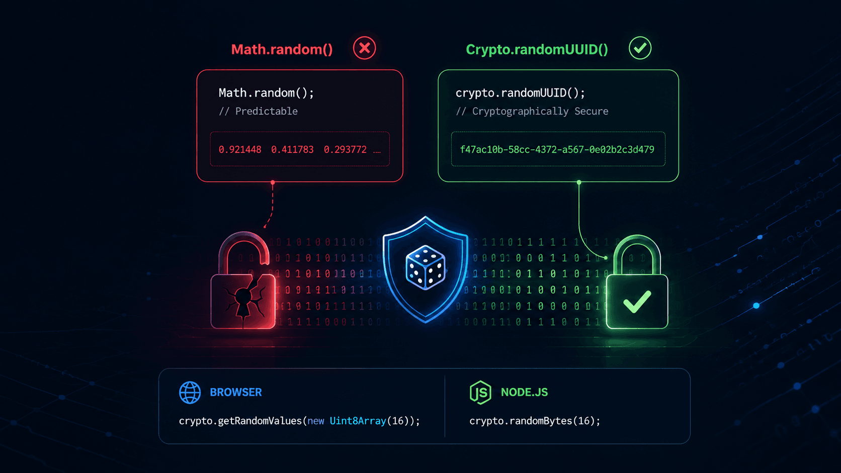 Cryptographic Randomness in JavaScript